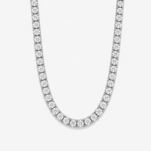 20 ct. tw. Lab Diamond Tennis Necklace (925 Sterling Silver)