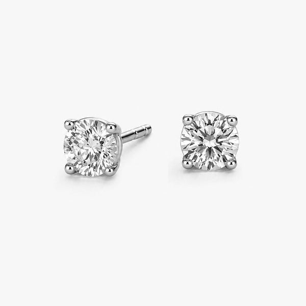 1 ct. tw. Lab Diamond Stud Earrings (925 Sterling Silver)