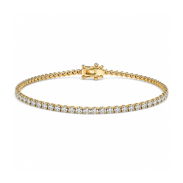 3 ct. tw. Lab Diamond Tennis Bracelet (14K Gold)