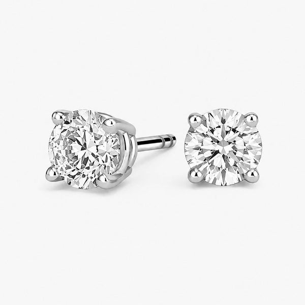 4 ct. tw. Lab Diamond Stud Earrings (925 Sterling Silver)
