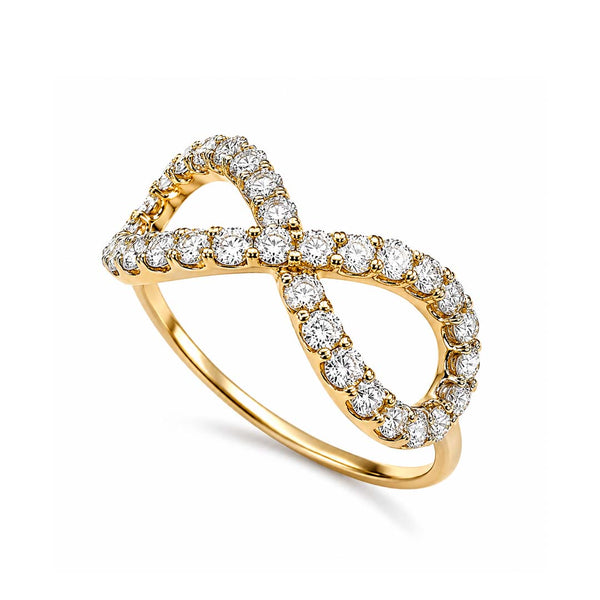 Infinity 30 Diamond Ring