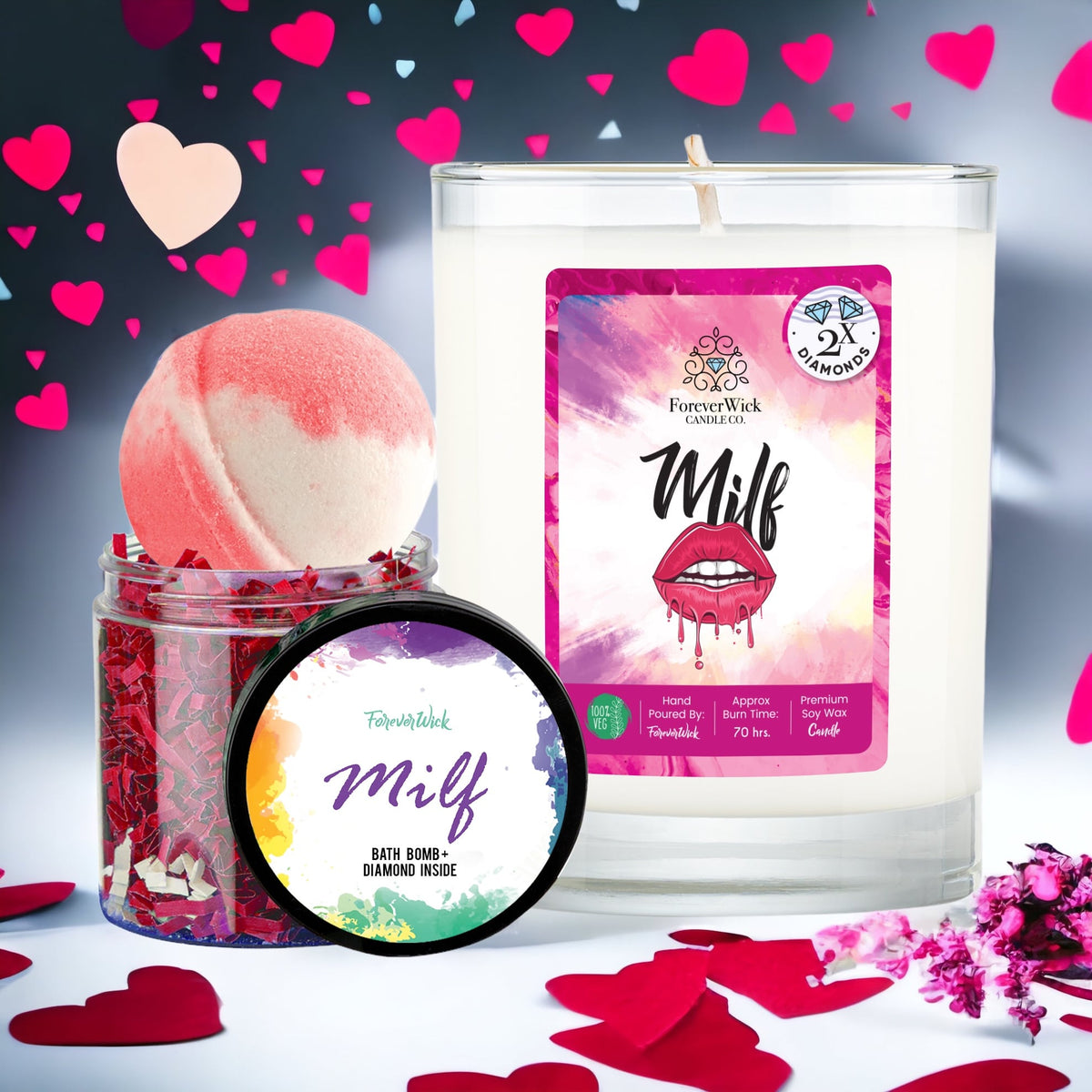 Milf 3 Diamond Bundle ForeverWick Candle