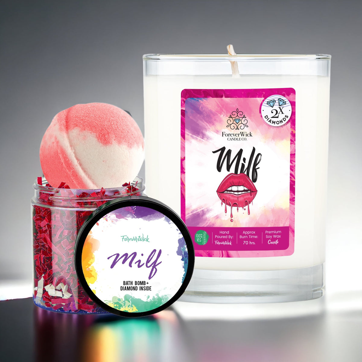 Milf 3 Diamond Bundle ForeverWick Candle