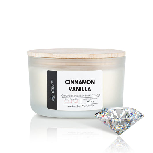 Cinnamon Vanilla 4 Wick Diamond Candle