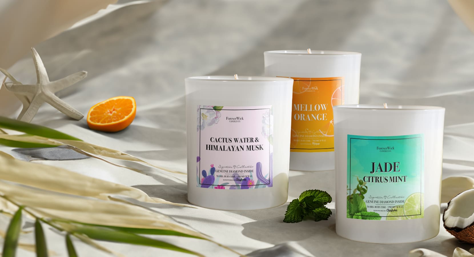 ForeverWick Diamond Candles