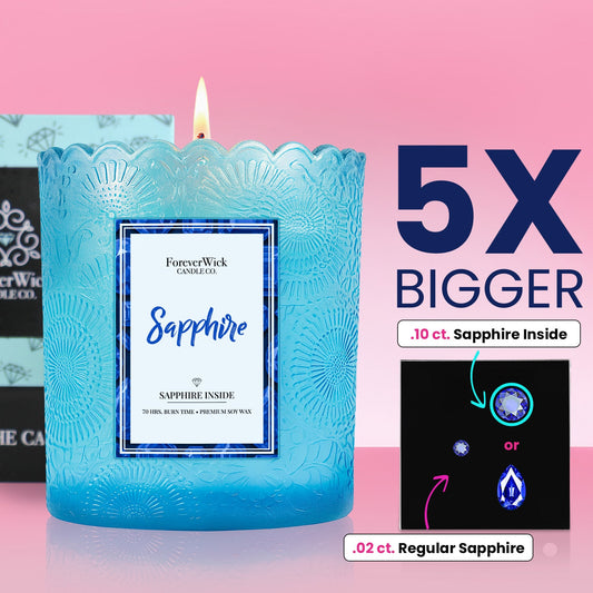 .10 ct. Sapphire Candle