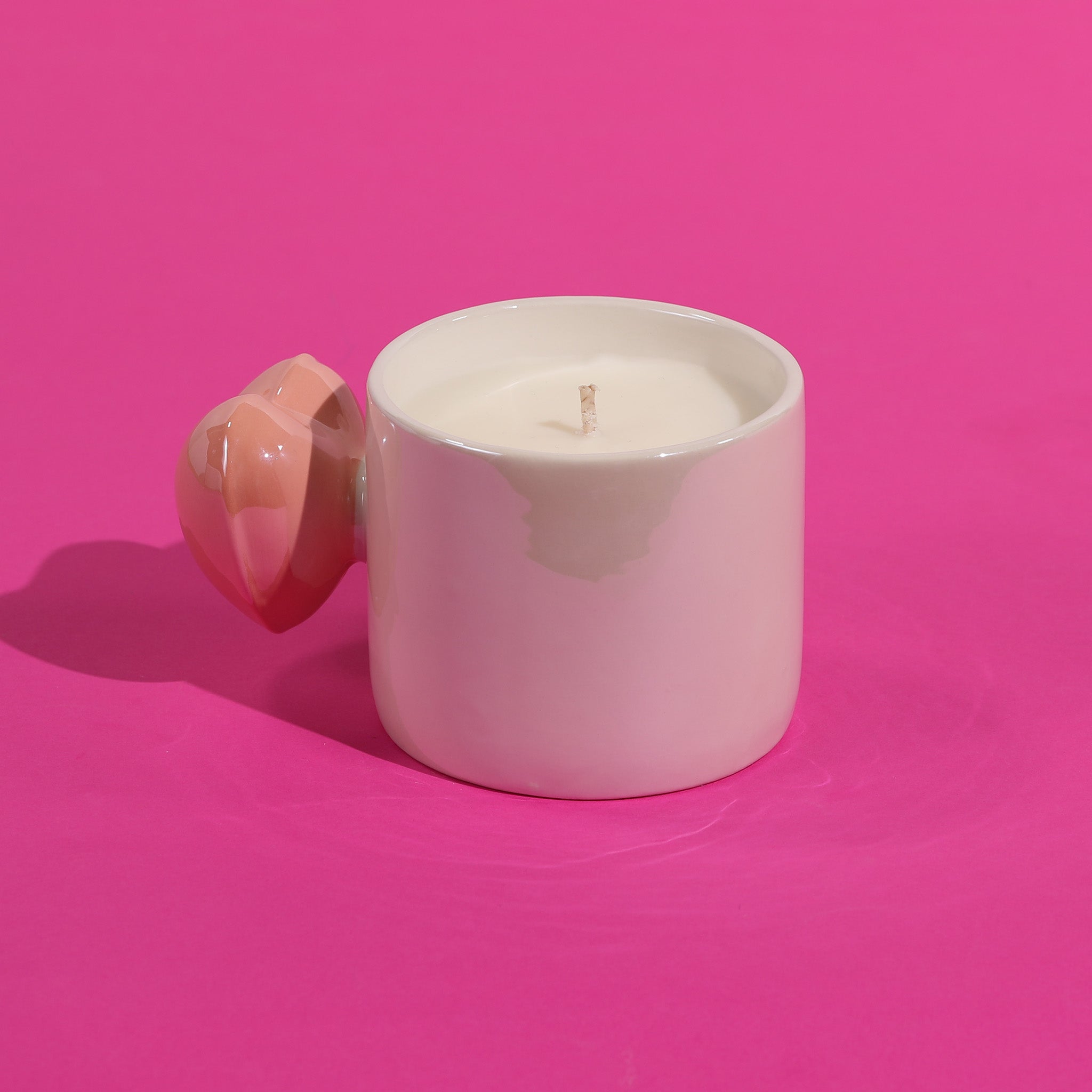 Heart In My Hand + .50ct Natural Colombian Emerald Candle