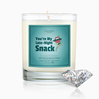 You're My Late-Night Snack Diamond Candle