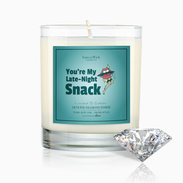 You're My Late-Night Snack Diamond Candle