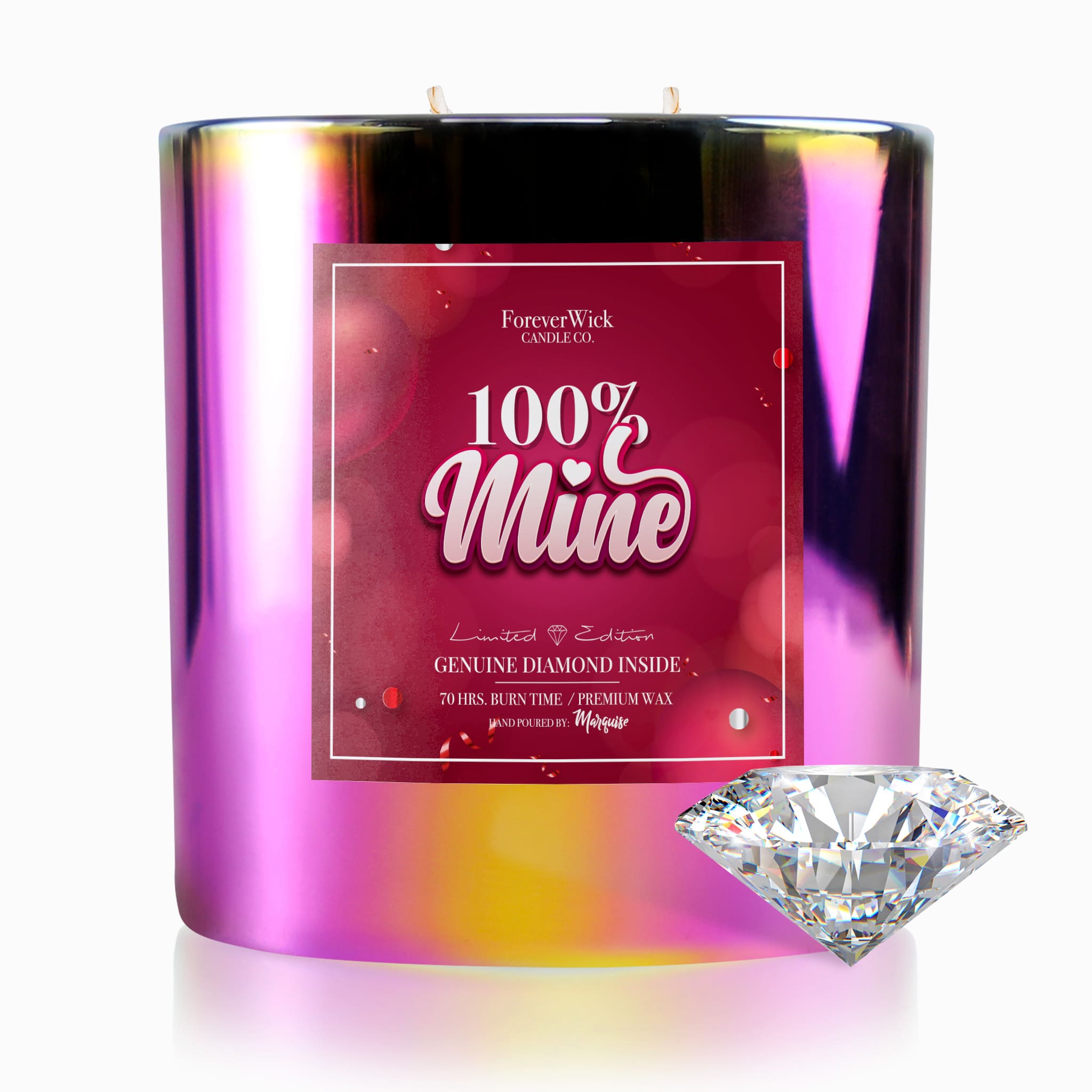 100% Mine Diamond Candle