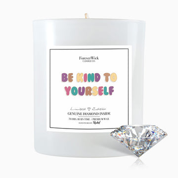 Be Kind To Yourself Diamond Candle