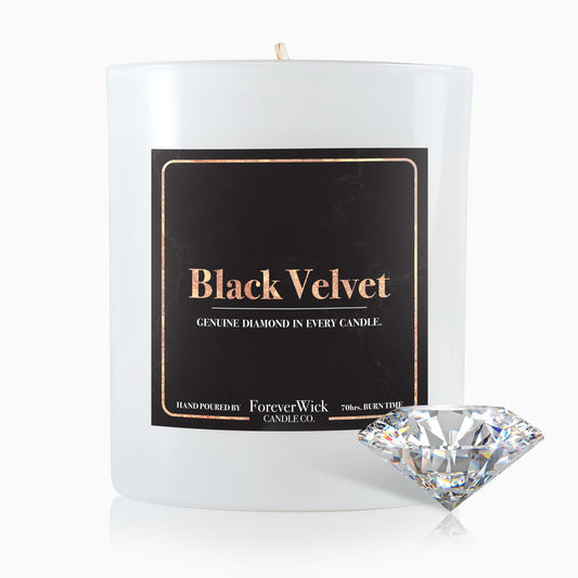 Black Velvet Diamond Candle