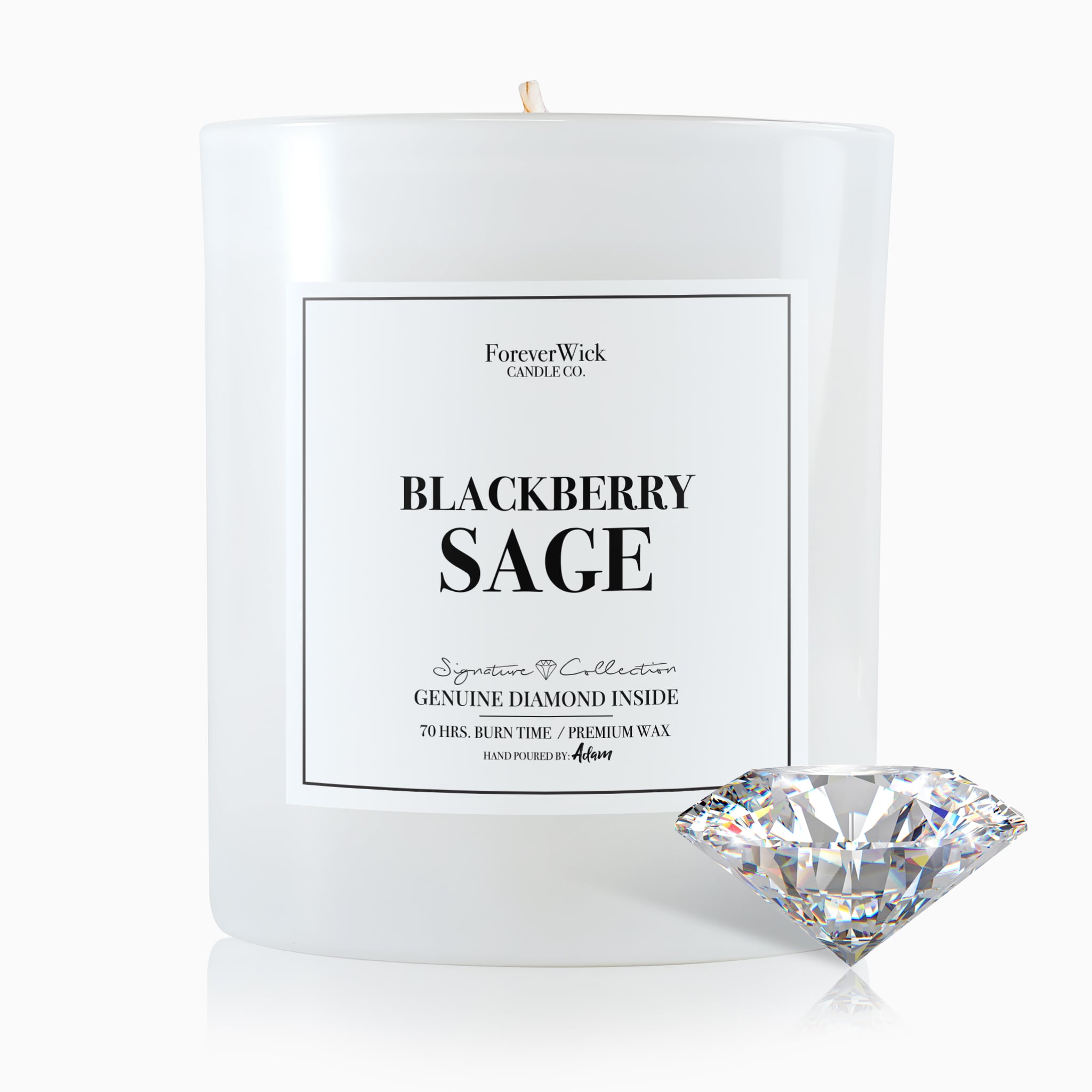 Blackberry Sage Diamond Candle ForeverWick Candle