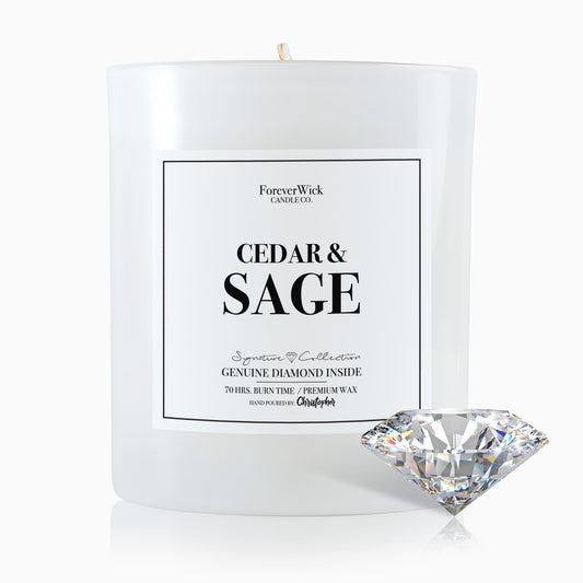 Cedar & Sage Diamond Candle