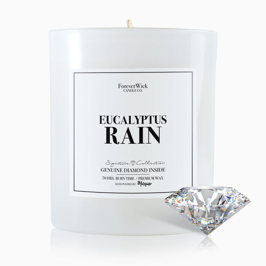 Eucalyptus Rain Diamond Candle