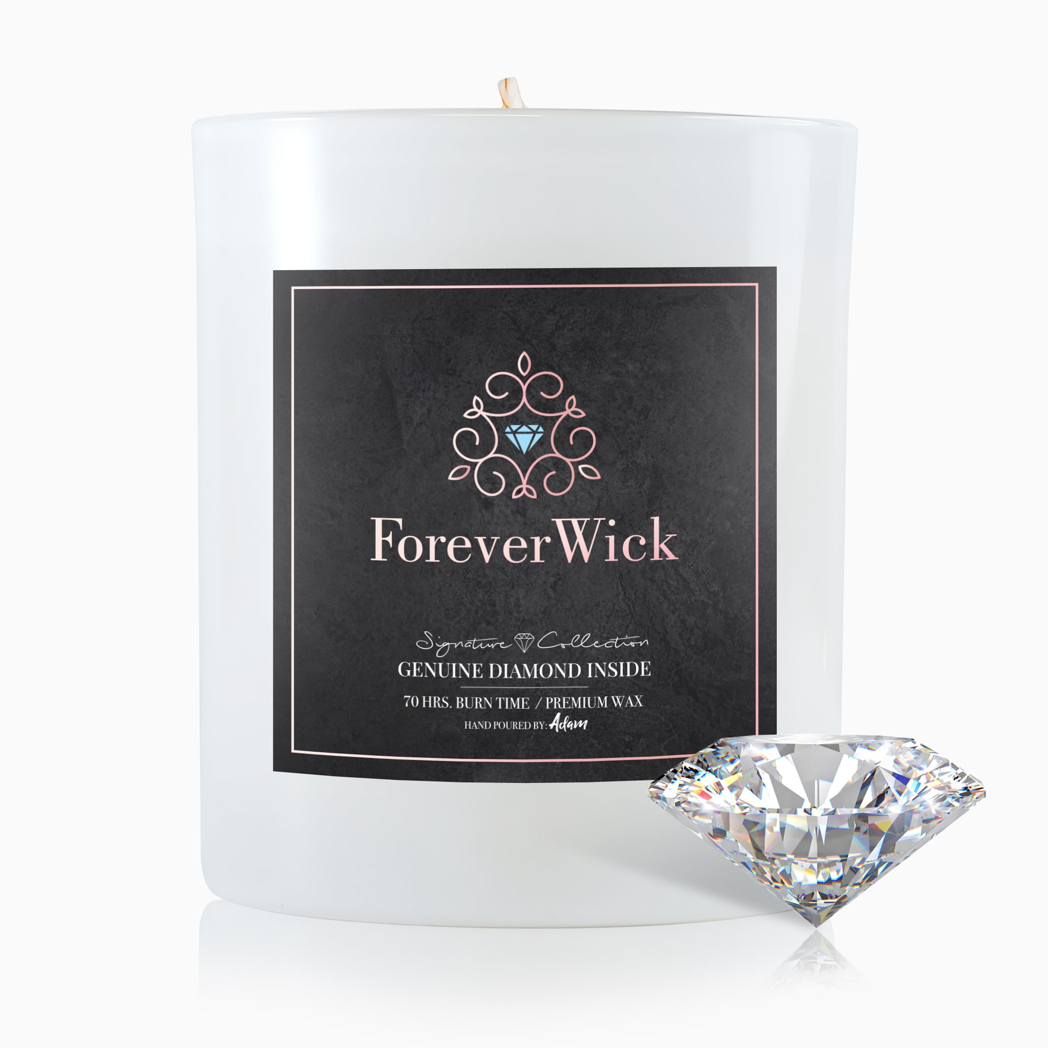 The ForeverWick Diamond Candle