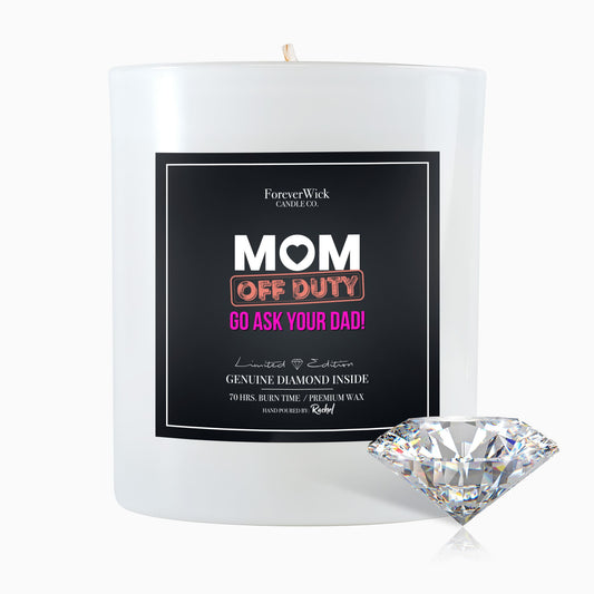 Go Ask Your Dad Diamond Candle
