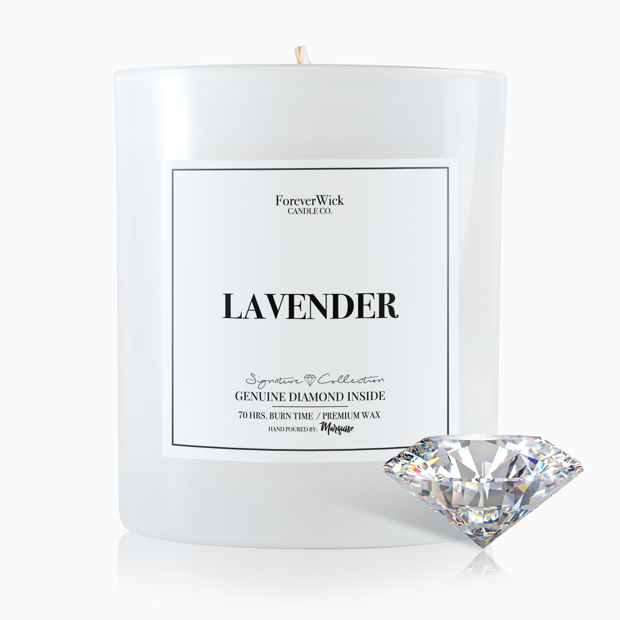Lavender Diamond Candle