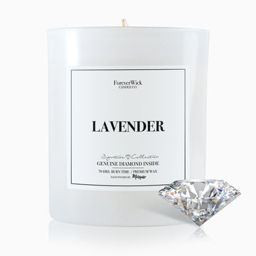 Lavender Diamond Candle