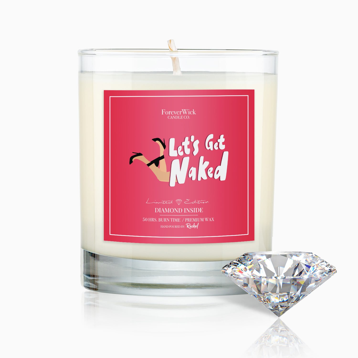 Let's Get Naked Diamond Candle