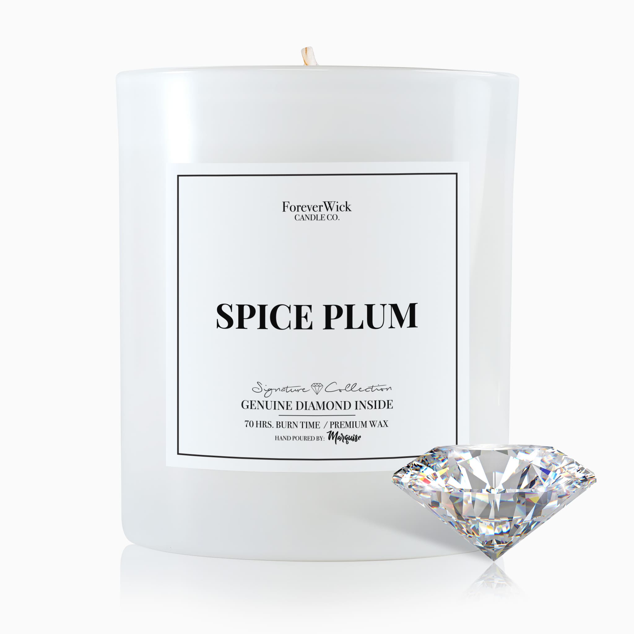 Spiced Plum Diamond Candle