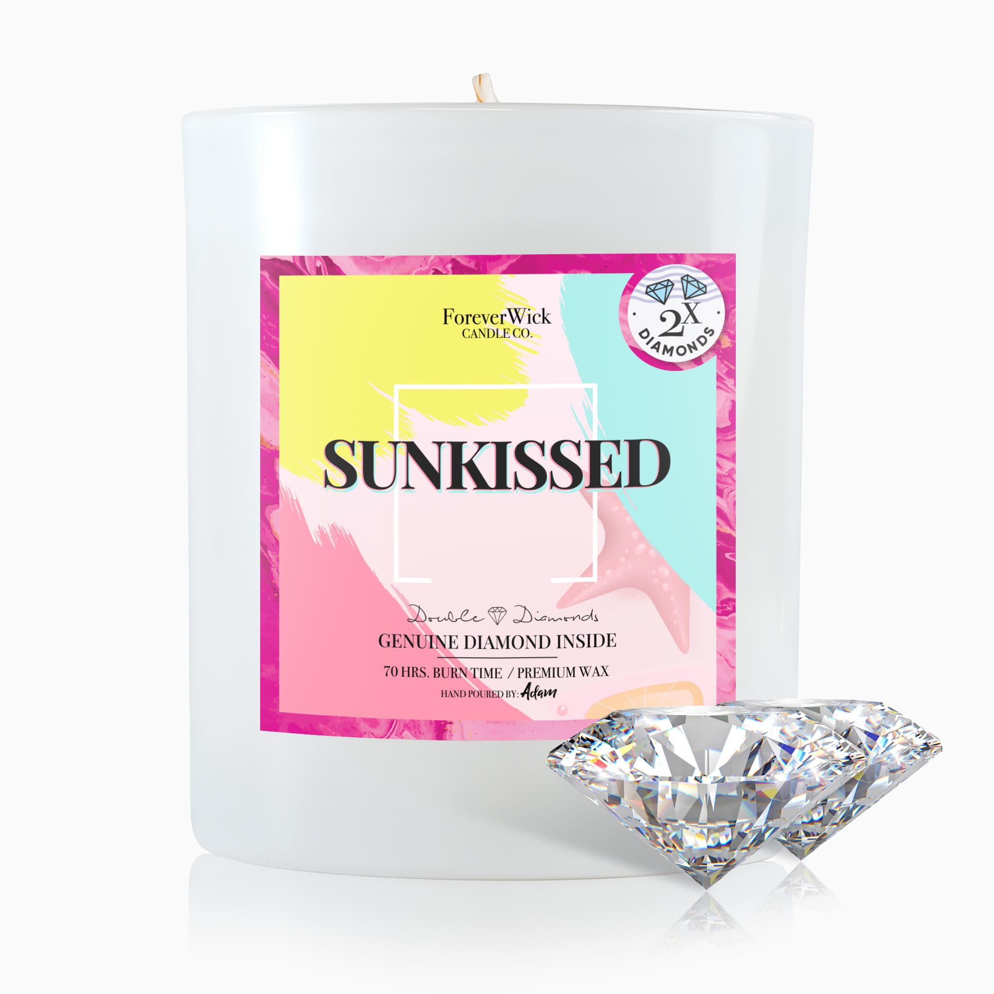 Sunkissed Double Diamond Candle
