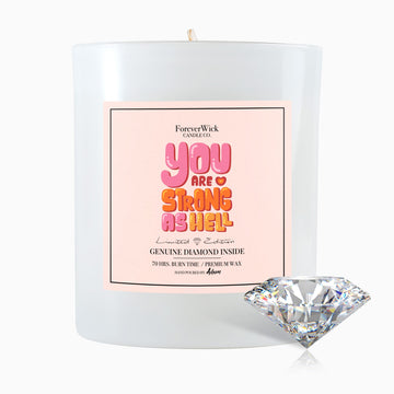 You Are Strong As Hell Diamond Candle