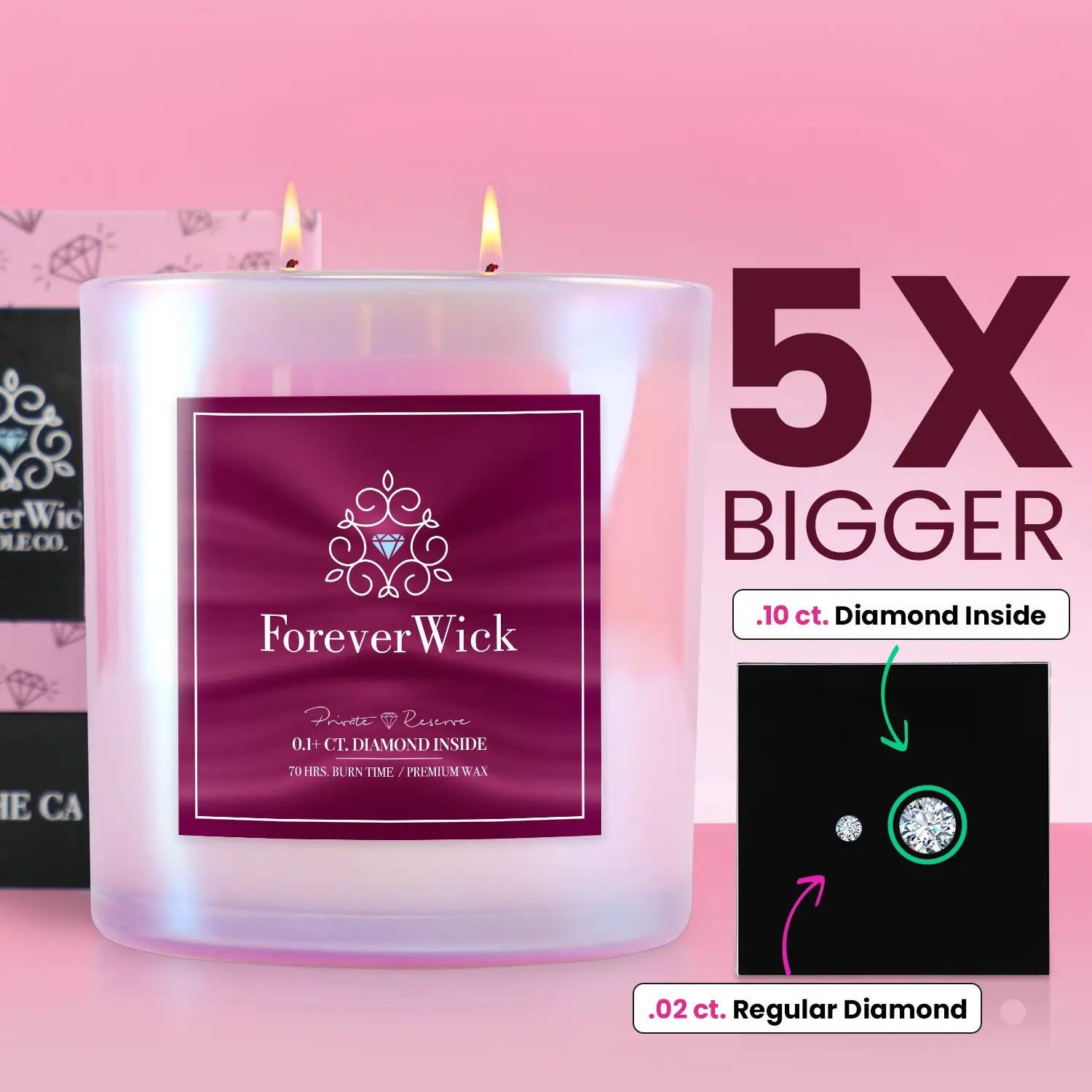.10 ct. Diamond Candle