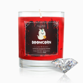 BooNicorn Diamond Candle