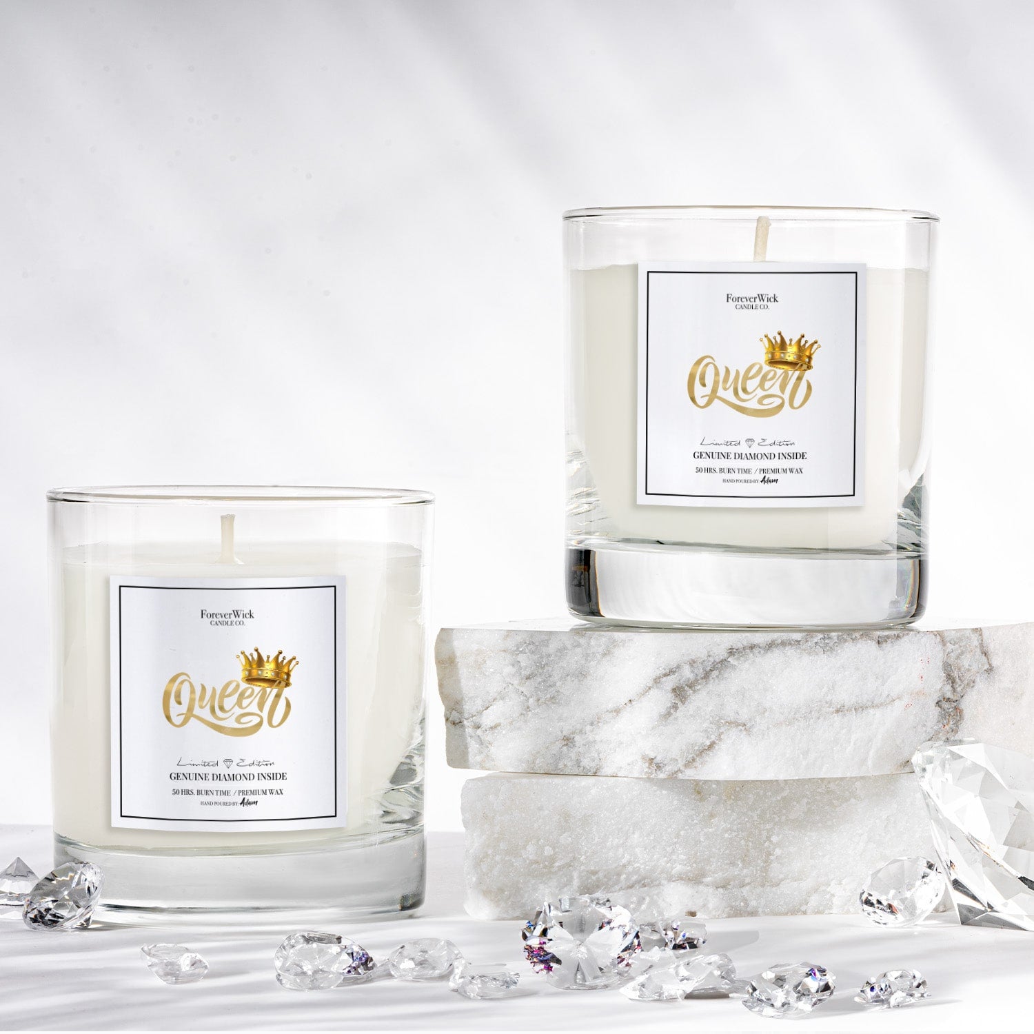 QUEEN Diamond Candle