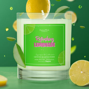 Refreshing Lemonade Diamond Candle