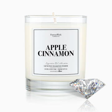 Apple Cinnamon Diamond Candle