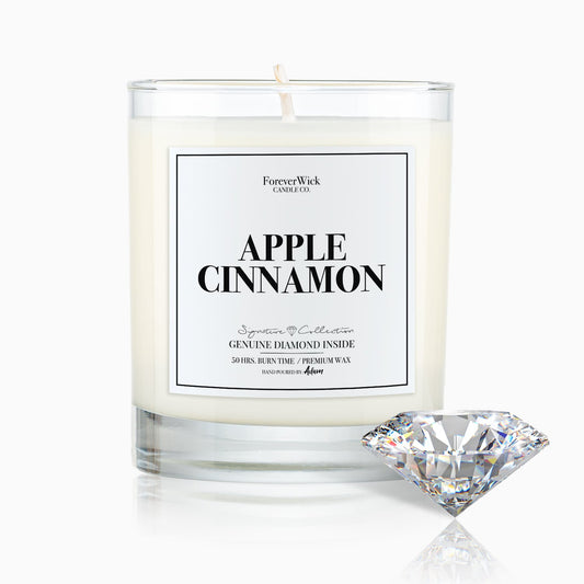 Apple Cinnamon Diamond Candle