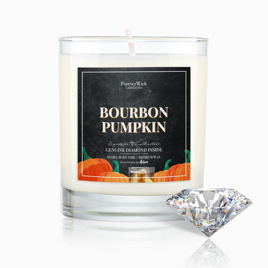 Bourbon Pumpkin Diamond Candle
