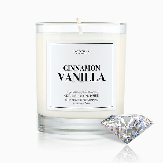 Cinnamon Vanilla Diamond Candle
