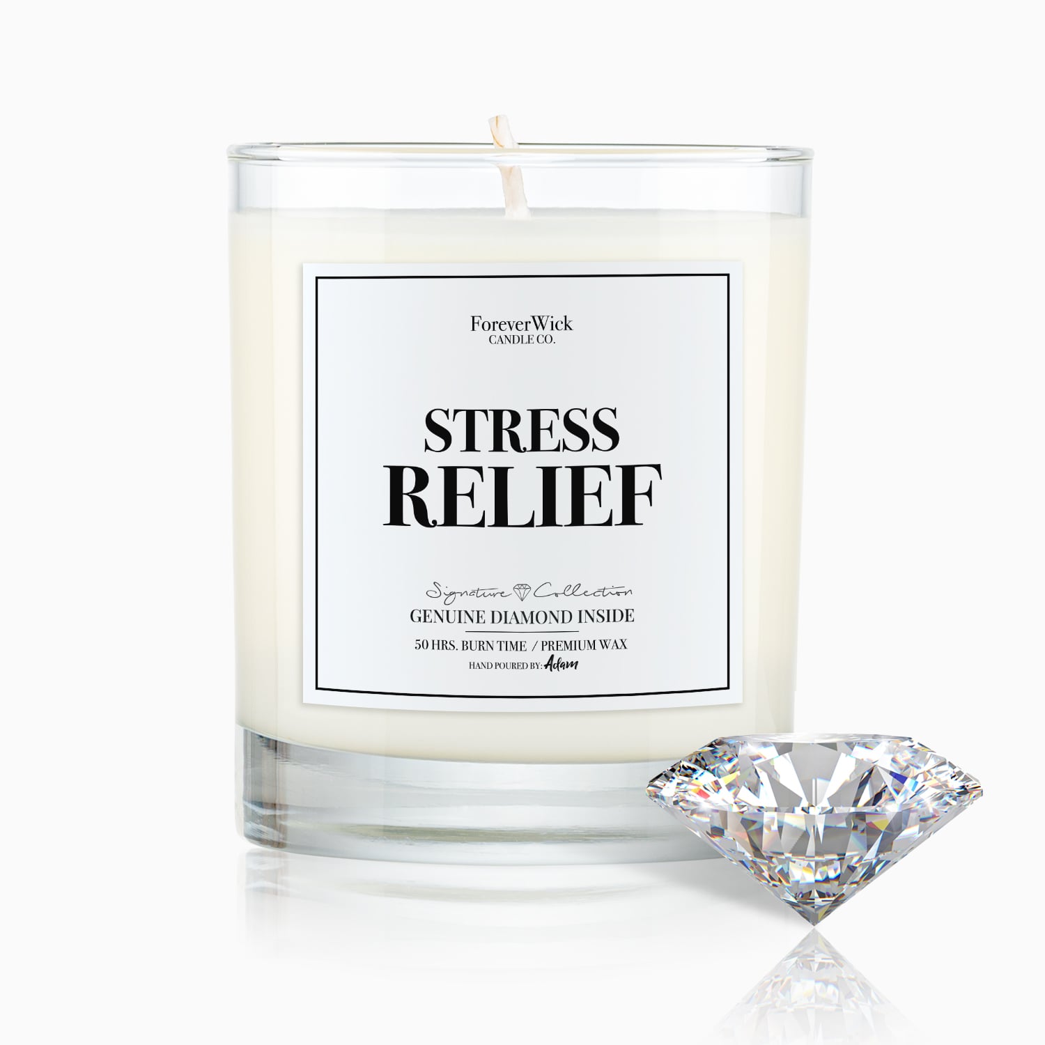 Stress Relief Diamond Candle - CC™️ 10oz