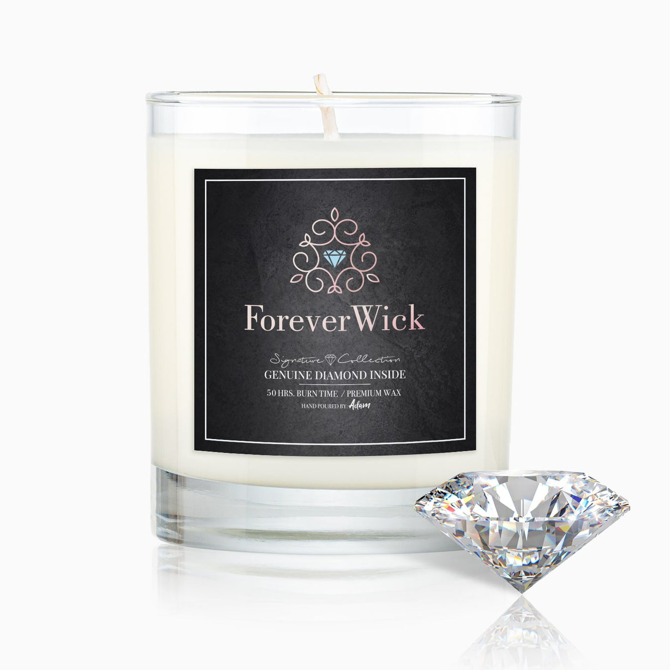 The ForeverWick Diamond Candle CC™️ 10oz