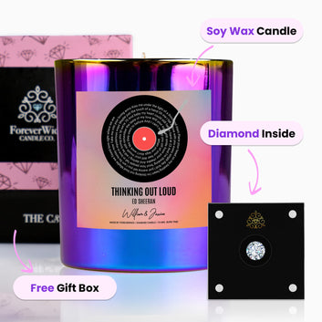 Our First Song  -Couples Custom Diamond Candle