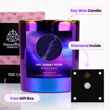 Our Starry Moment Diamond Candle