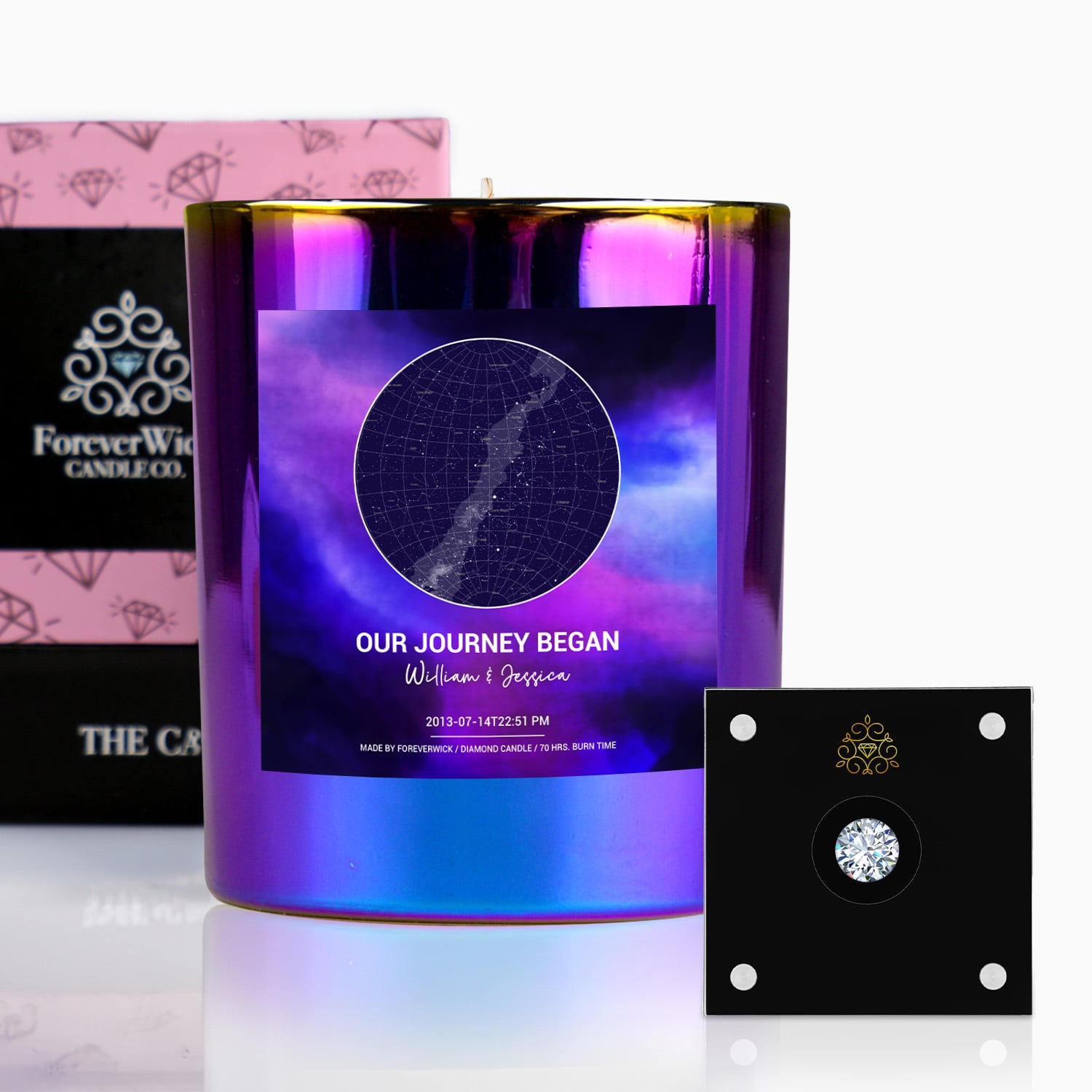 Our Starry Moment Diamond Candle