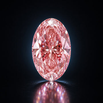 2.05ct Oval Cut Fancy Vivid Pink VVS2 Diamond (IGI report)