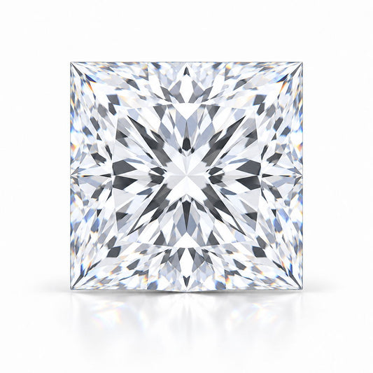 Princess cut lab grown diamond