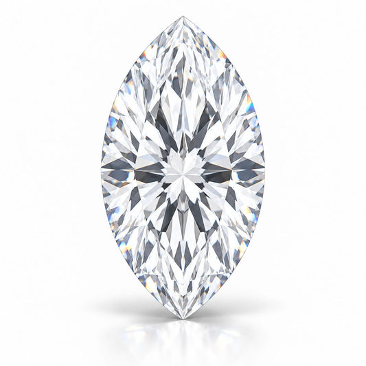Marquise cut lab grown diamond