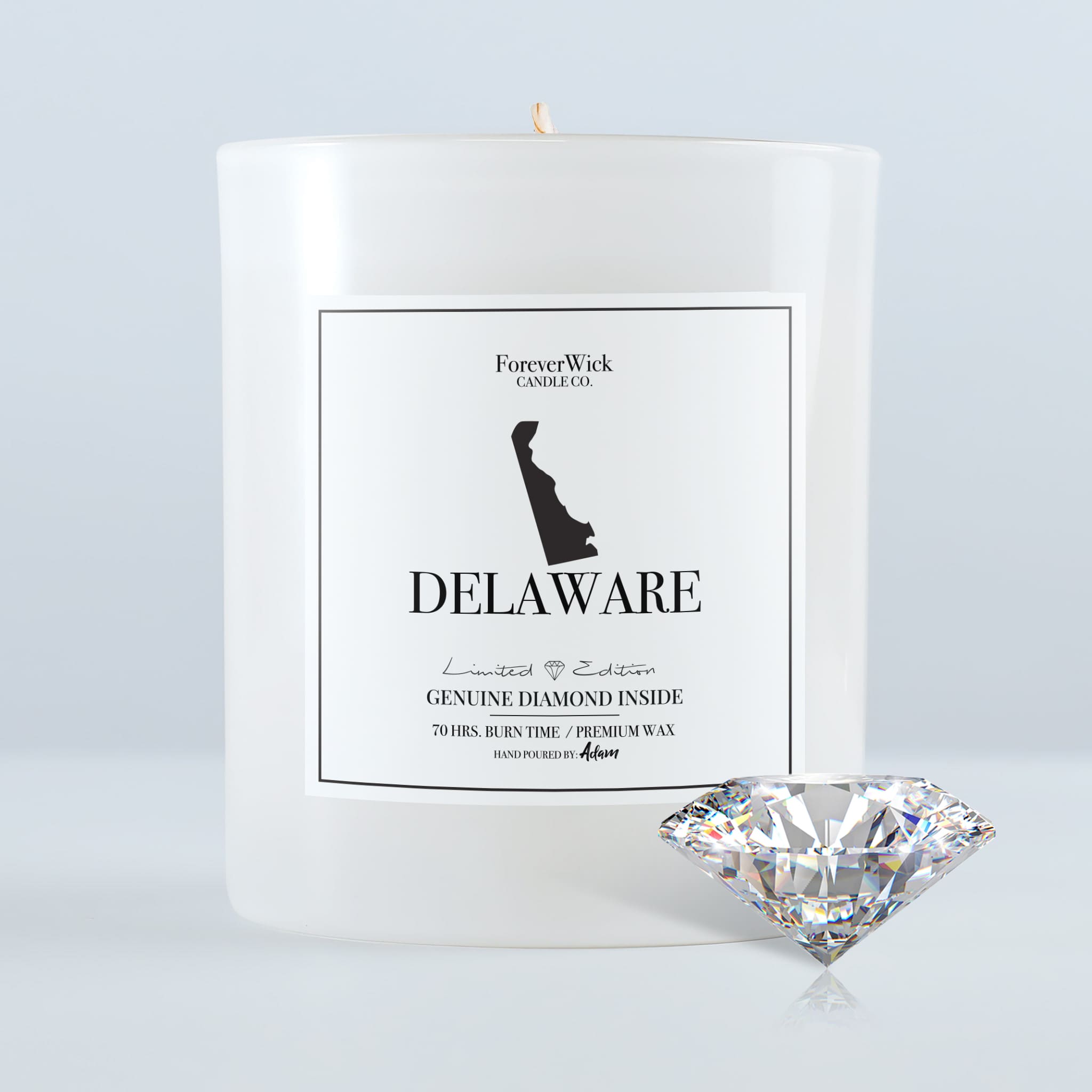 Delaware Diamond Candle