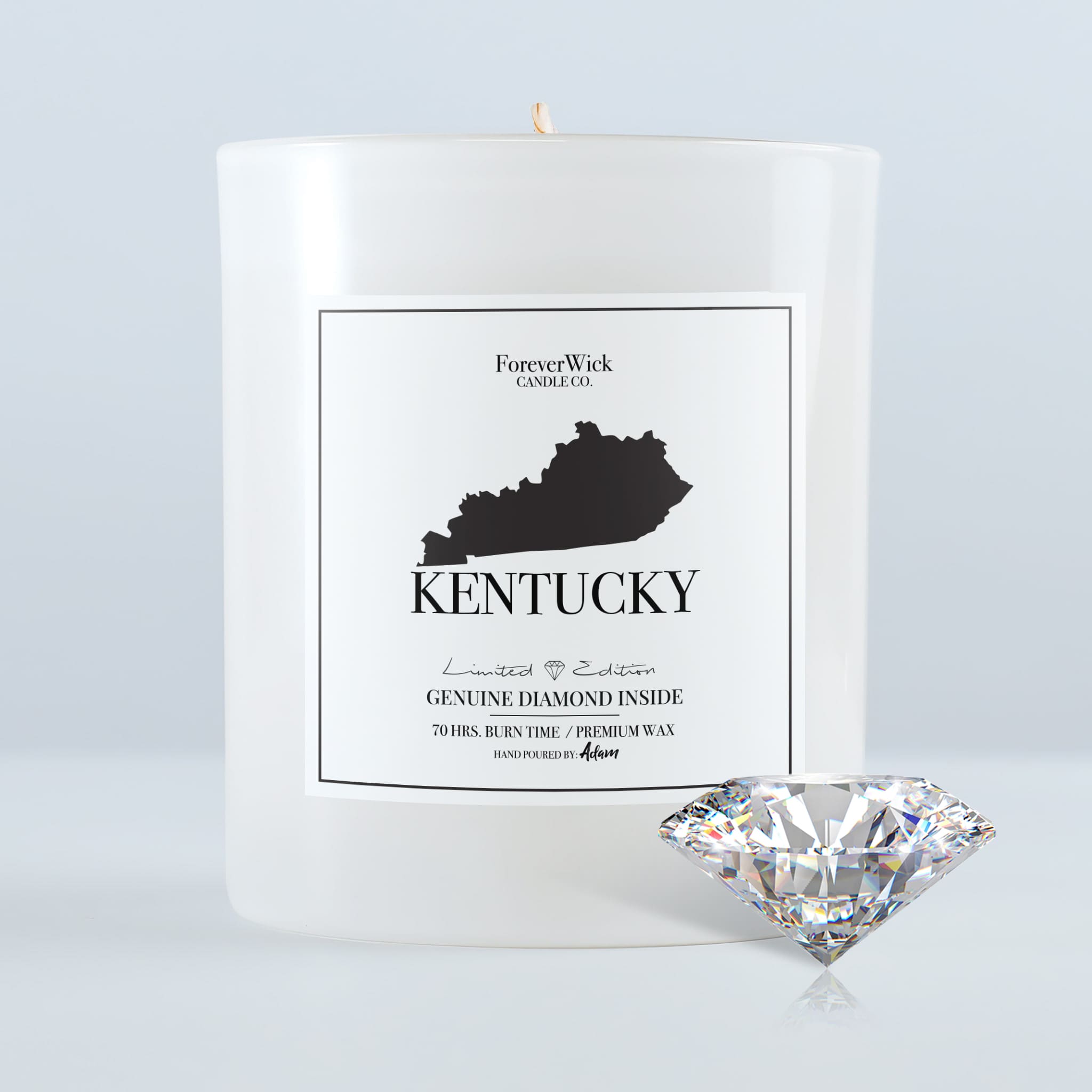 Kentucky Diamond Candle