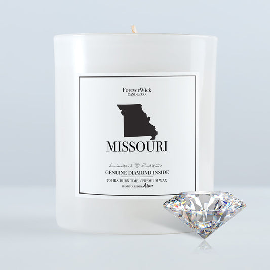 Missouri Diamond Candle