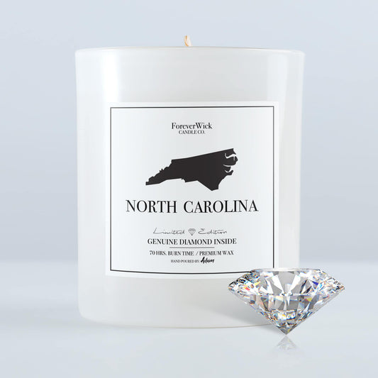 North Carolina Diamond Candle