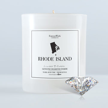 Rhode Island Diamond Candle