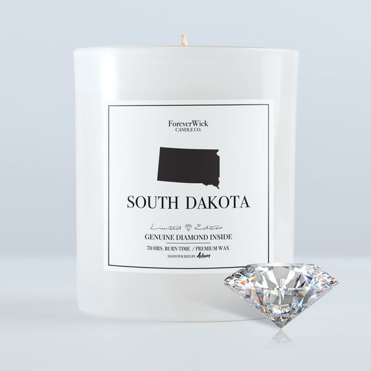South Dakota Diamond Candle