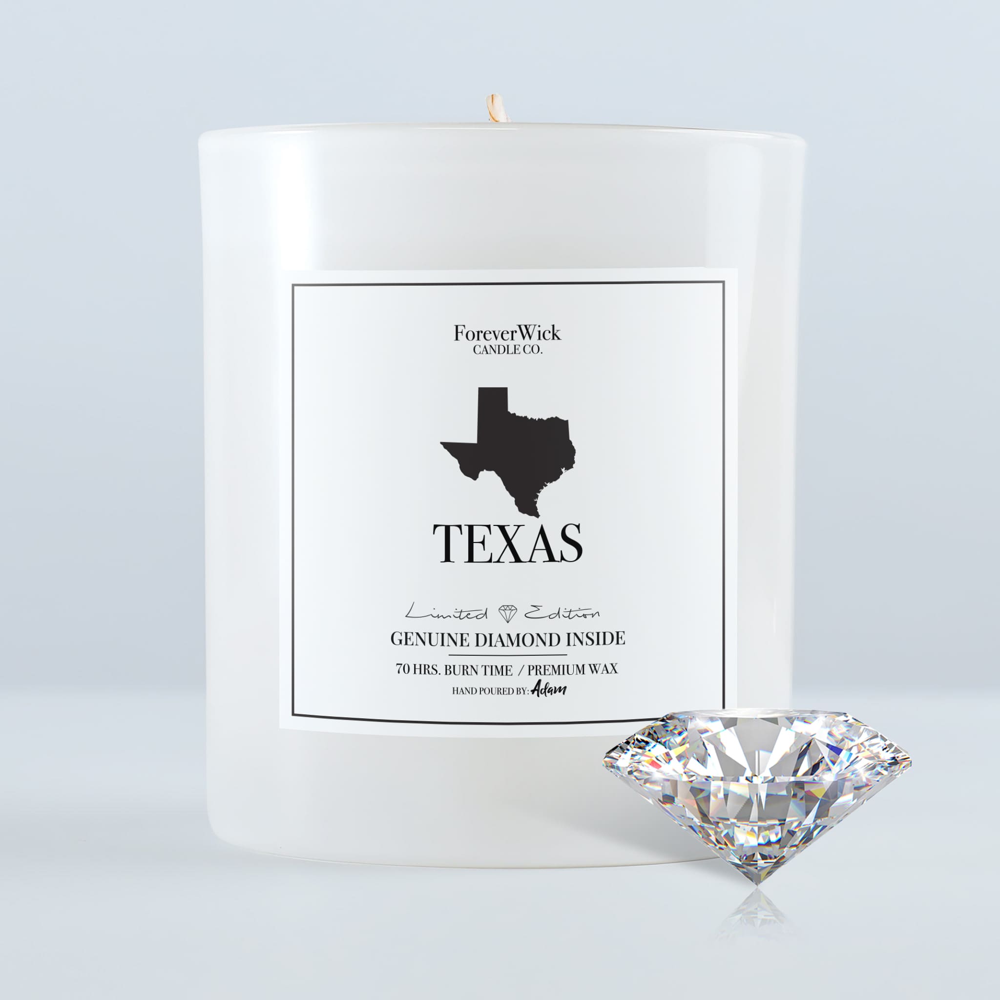 Texas Diamond Candle